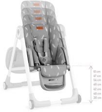 Стільчик для годування MoMi LUXURIA dark grey